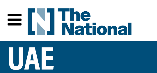 The National news header showing UAE