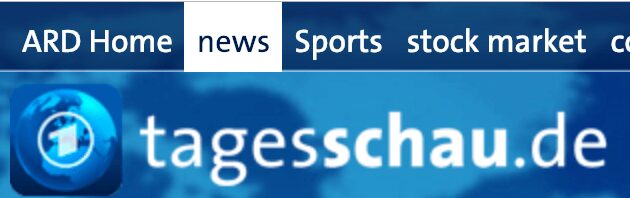 Close-up of a website navigation bar showing sections like News and Sports.